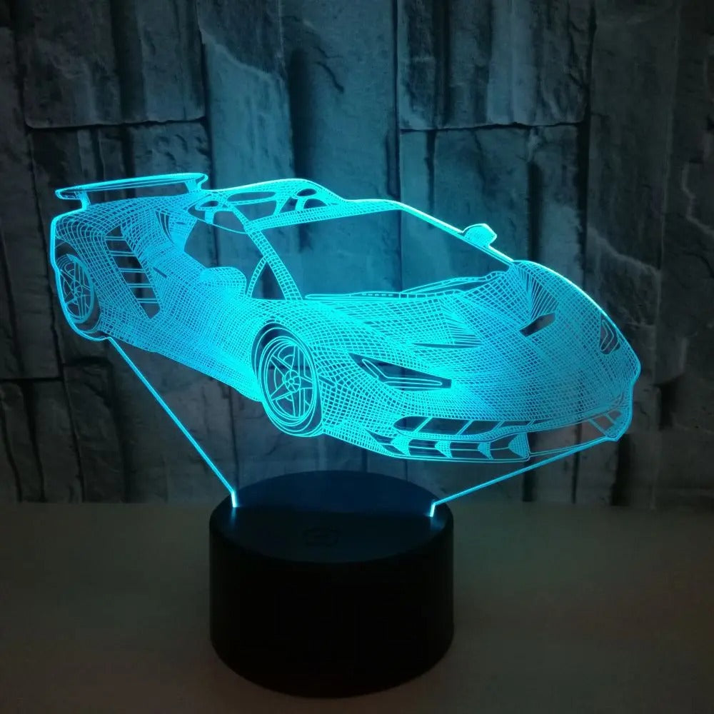 Lamborghini 3D figure remote control lamp