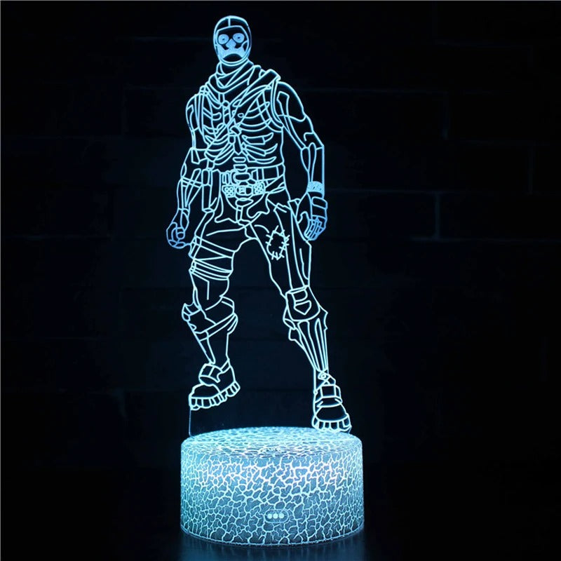 Skull Trooper 3D figure remote control lamp