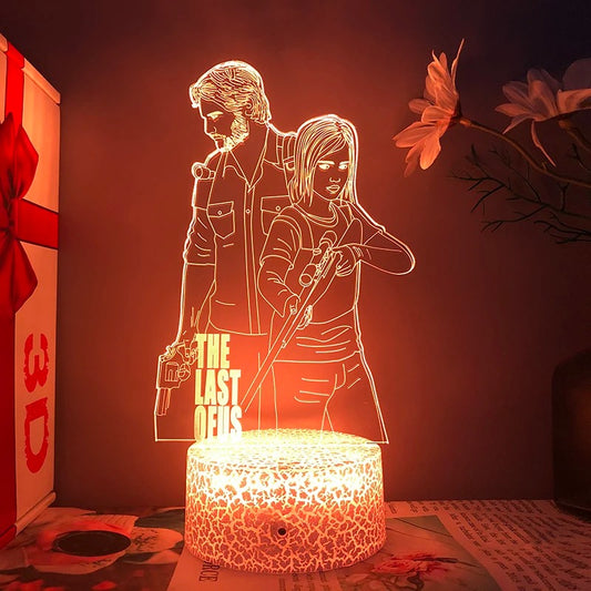 Last of Us 3D figure remote control lamp