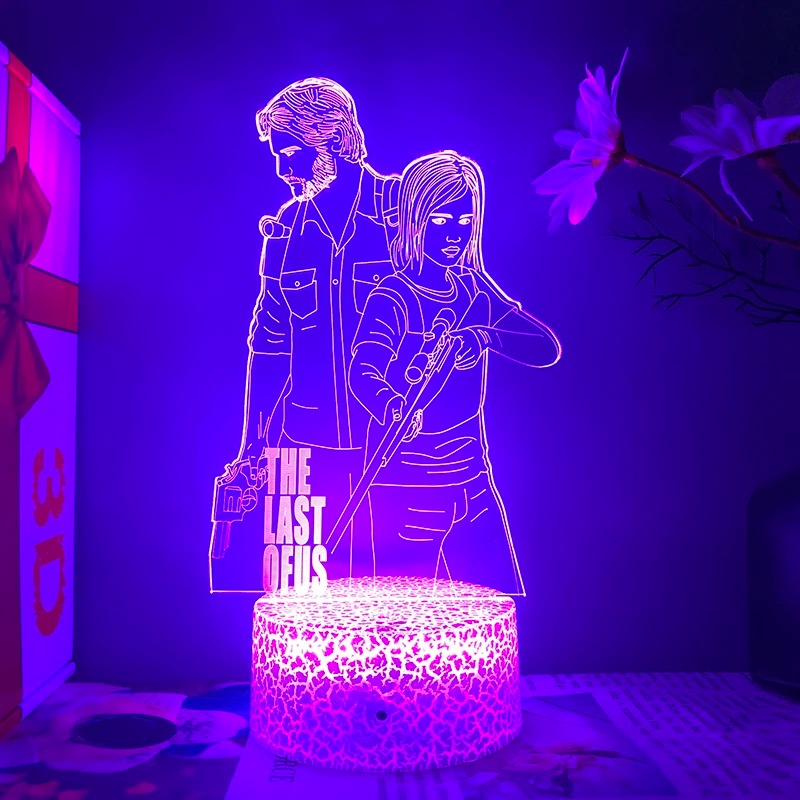 Last of Us 3D figure remote control lamp