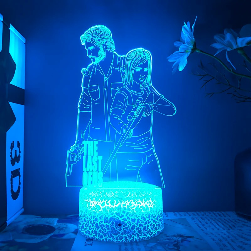 Last of Us 3D figure remote control lamp