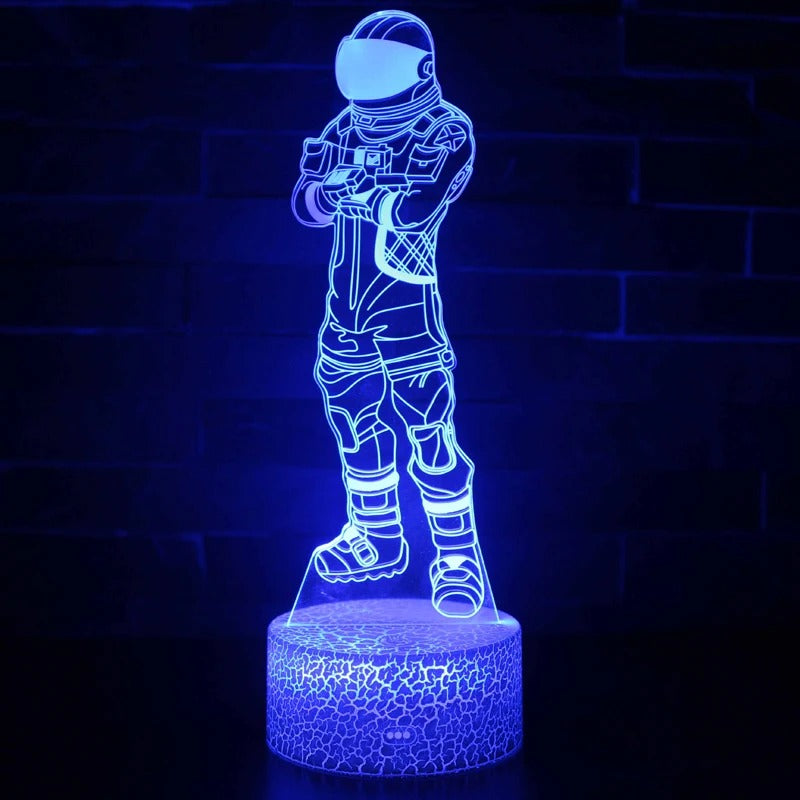 Dark Voyager 3D figure remote control lamp